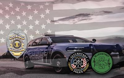 SUV 2203 with badge and patches