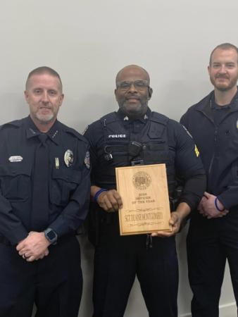 Officer of the Year 2024 Sergeant Duane Montgomery